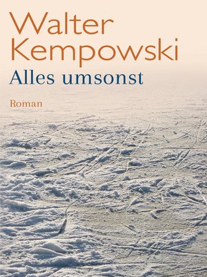 cover image of Alles umsonst